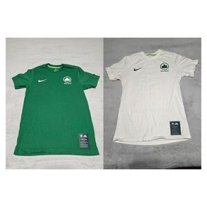 Nike Green and White T-Shirts